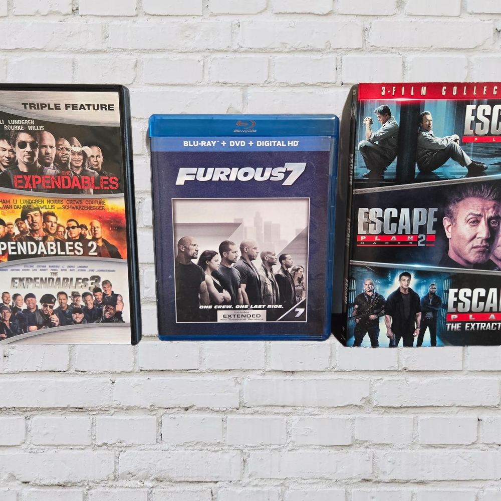 7 Action Movie Bundle: Fast 7 And More